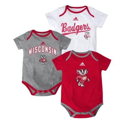 Baby and Kids Wisconsin Badgers Apparel wisconsin badgers onesie, wisconsin badgers creeper set, wisconsin badgers baby apparel