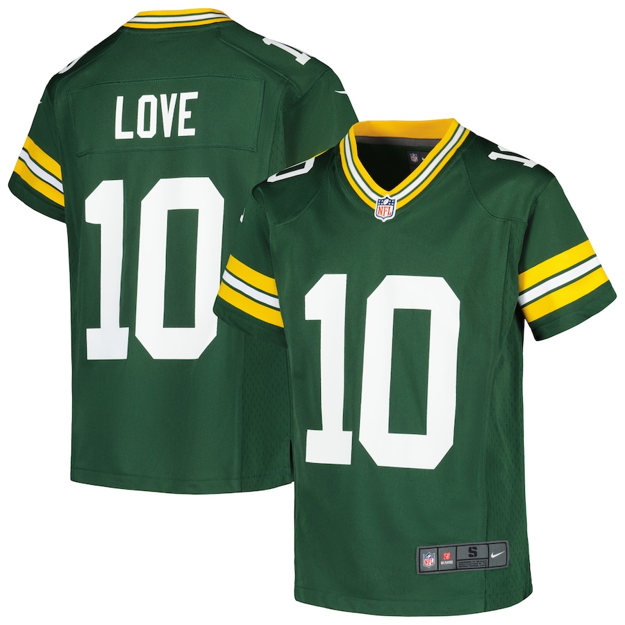 Kids Jordan Love Jersey - Green Bay Packers
