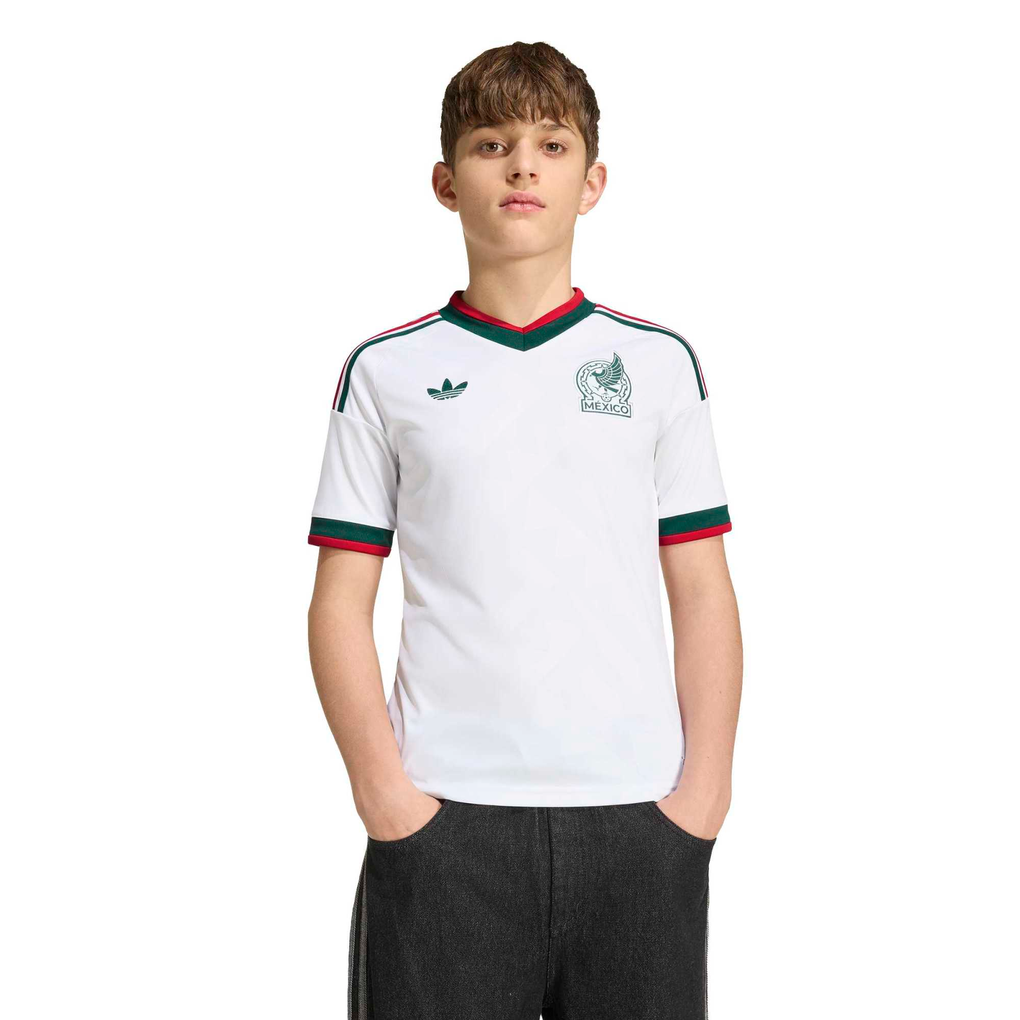 Kids Mexico Jersey by Adidas in White