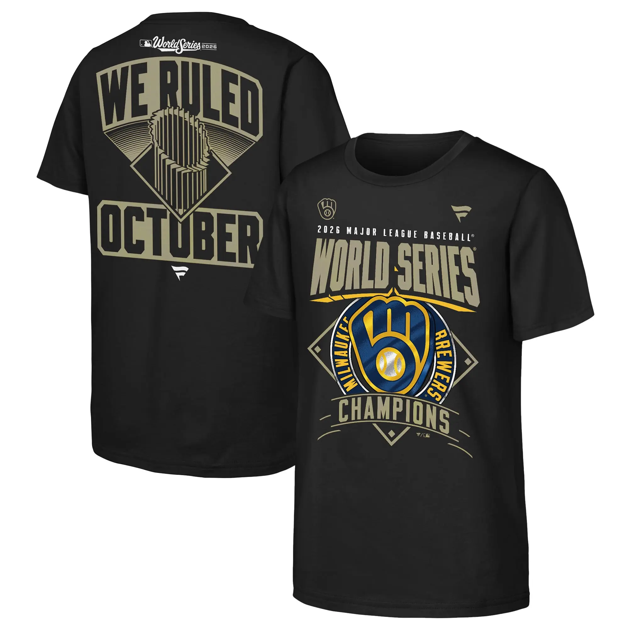 Milwaukee Brewers World Series Champions Tee Shirt